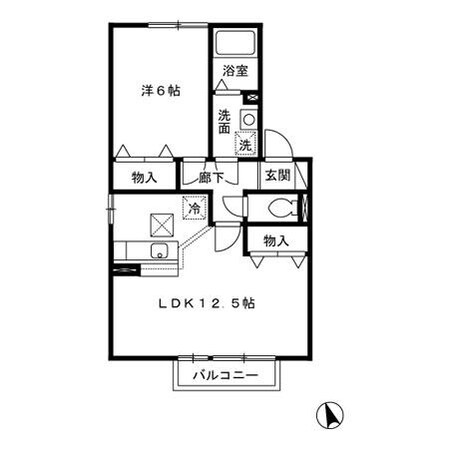 宇都宮駅 車移動12分  4km 1階の物件間取画像